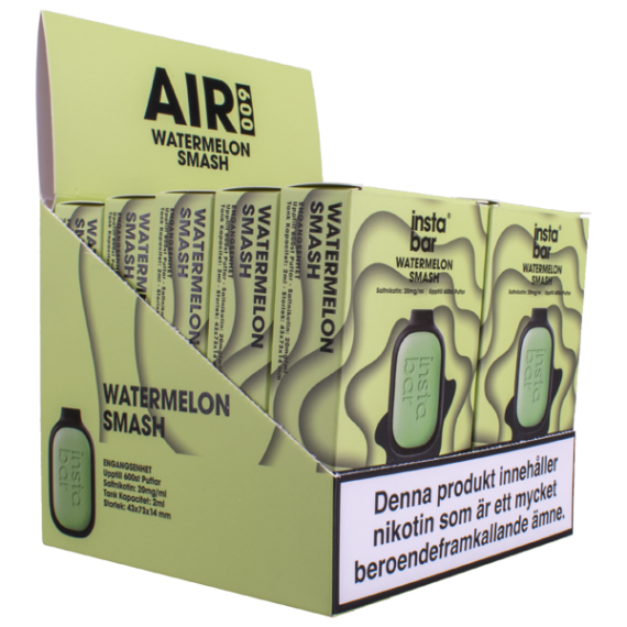 InstaBar Air 600 Watermelon Smash E-cigaretter