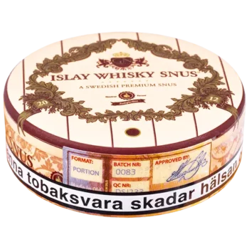 Islay Whisky Portion Porionssnus Tobak Lössnus GN Tobacco Dosa