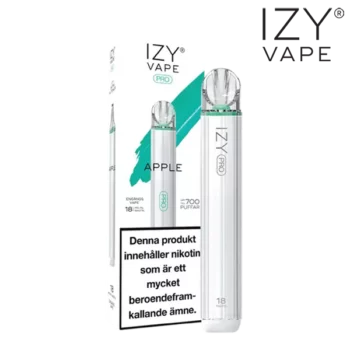 Izy Vape Pro Apple Ice 18 mg vapeenheten.