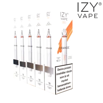 Izy Vape Pro Orange Ice 18 mg förpackning.