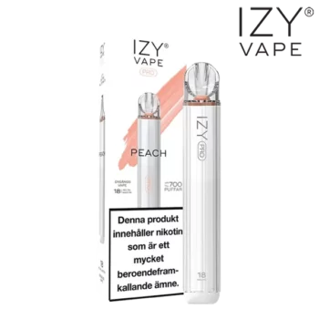 Izy Vape Pro Peach Ice 18 mg vapeenheten.