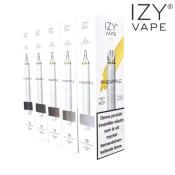 Izy Vape Pro Pineapple Ice 18 mg förpackning.