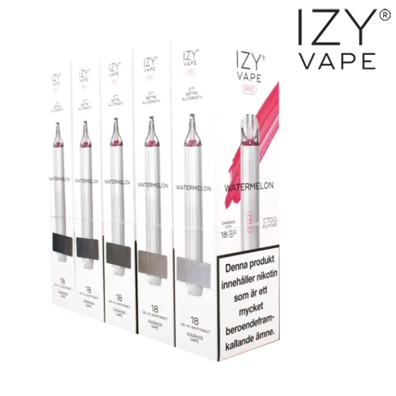 Izy Vape Pro Watermelon Ice 18 mg förpackning.