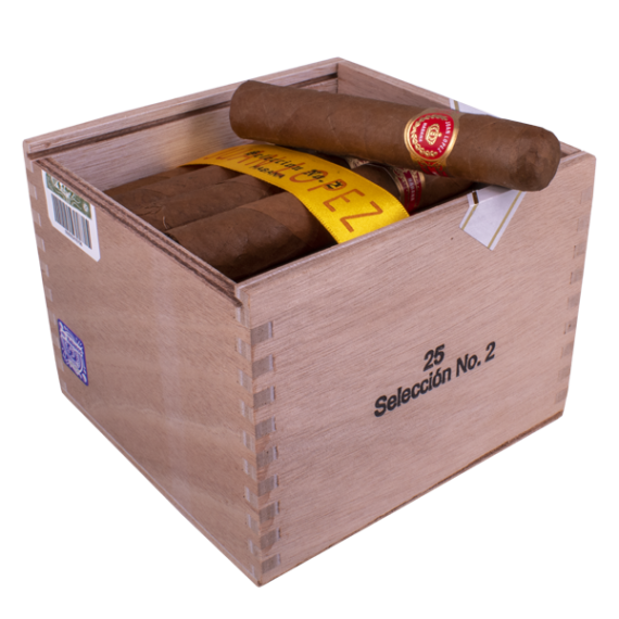 Juan Lopez Seleccion No.2 cigarrlåda med 25 stycken cigarrer