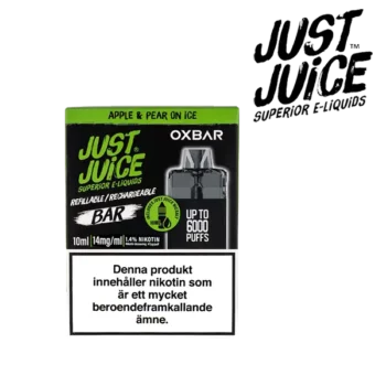 Just Juice Oxbar Apple & Pear On Ice 14 mg