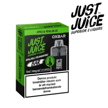 Just Juice Oxbar Apple & Pear On Ice 14 mg