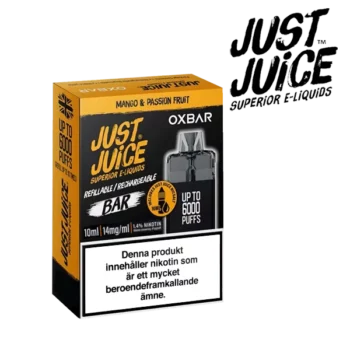 Just Juice Oxbar Mango & Passionfruit 14 mg