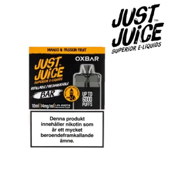 Just Juice Oxbar Mango & Passionfruit 14 mg