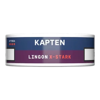 Kapten Lingon X-Stark Vit Portion