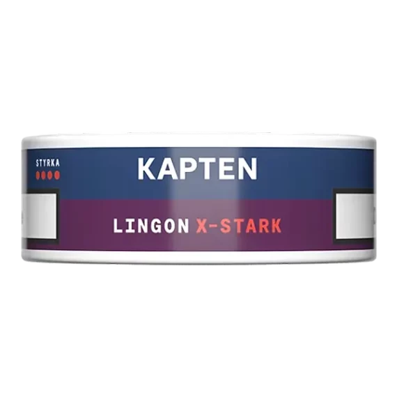 Kapten Lingon X-Stark Vit Portion