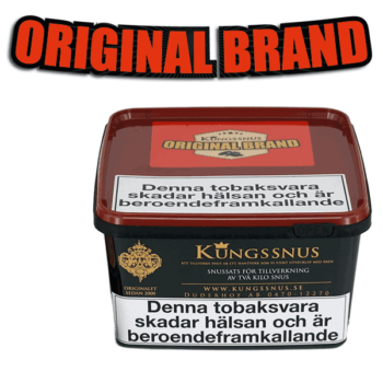 Original Brand från Kungssnus för snustillverkning av eget snus hemma. Enkelt, billigt och bra resultat