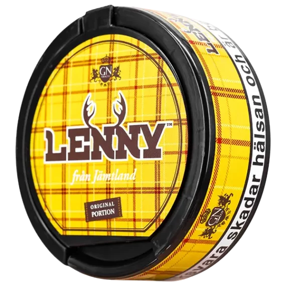 Lenny's Cut Portion Snus Portionssnus Tartan Gul Lenny Jämtland