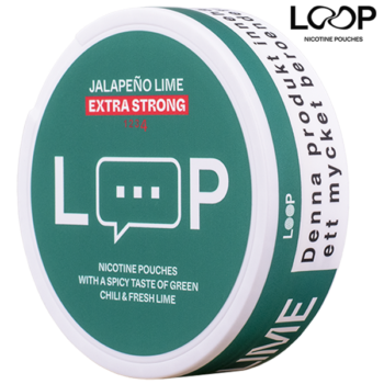 Loop Jalapeno Lime Extra Strong All White Portionssnus