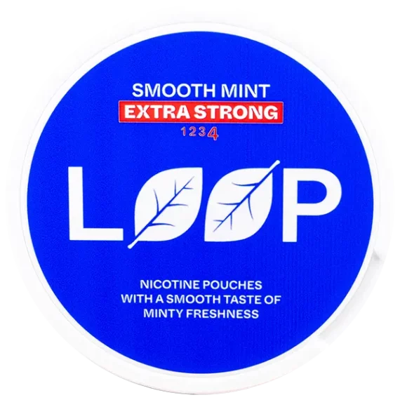 LOOP Smooth Mint Extra Strong All White Portion