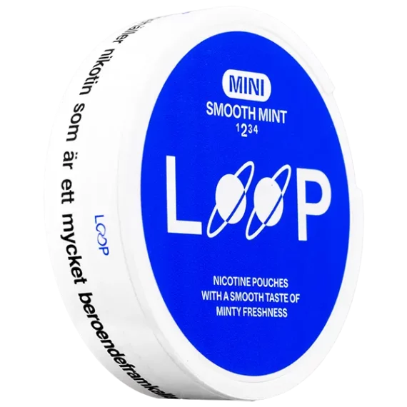 Loop Smooth Mint Mini 6.7 mg All White Portion Portionssnus Nikotin Tobaksfritt Profil