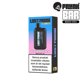 Lost Frunk Mesh Blueberry Chew 20 mg Vapeförpackning