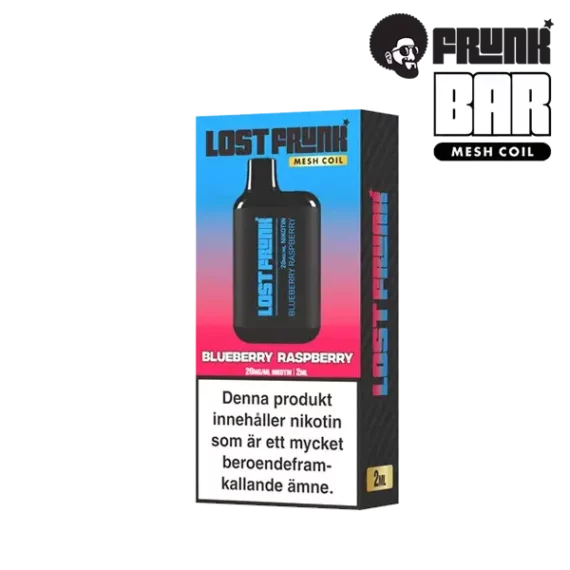 Lost Frunk Mesh Blueberry Raspberry 20 mg Vapeförpackning