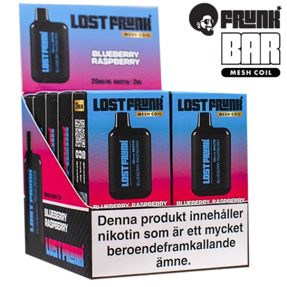 Lost Frunk Mesh Blueberry Raspberry 20 mg säljs i 10-pack