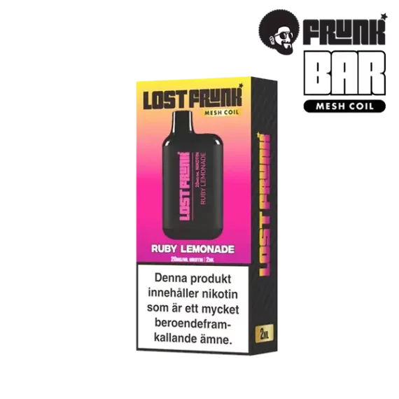 Lost Frunk Mesh Ruby Lemonade 20 mg Vapeförpackning