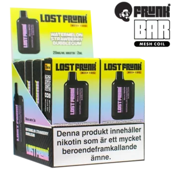 Lost Frunk Mesh Watermelon Strawberry Bubblegum 20 mg säljs i 10-pack