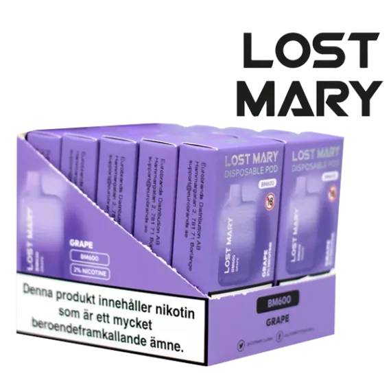 Lost Mary Grape 20 mg 10-pack