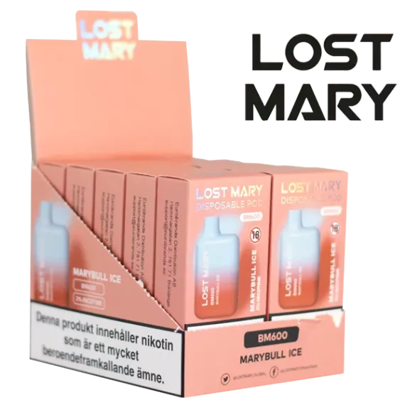 Lost Mary Marybull Ice 20 mg säljs i 10-pack