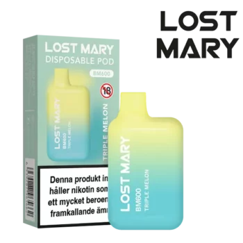 Lost Mary Triple Melon 20 mg Engångsvape i förpackning