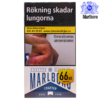 Marlboro Crafted Blue 100´s Cigaretter varningstext