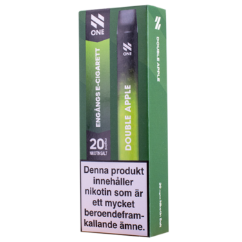 N ONE Double Apple 20 mg E-cigarett förpackningen