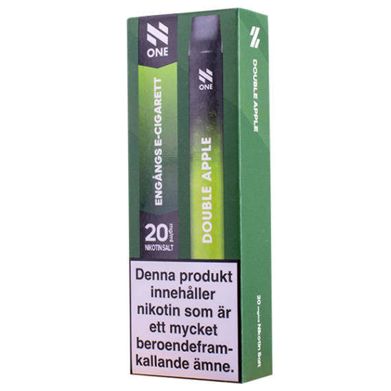 N ONE Double Apple 20 mg E-cigarett förpackningen