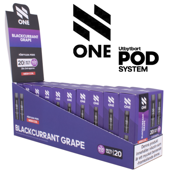 N One Mesh Pod Blackcurrant Grape Podsystem