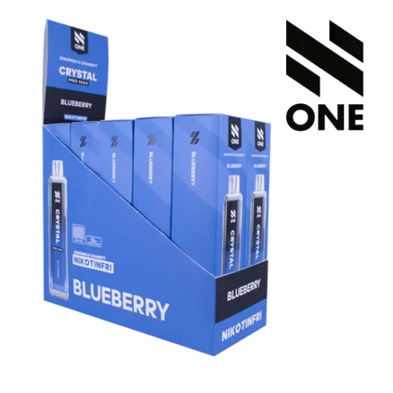 N ONE Crystal Zero Mesh Blueberry 0 mg säljs i 10 pack