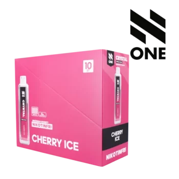 N ONE Crystal Zero Mesh Cherry Ice 0 mg säljs i 10 pack