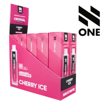 N ONE Crystal Zero Mesh Cherry Ice 0 mg säljs i 10 pack