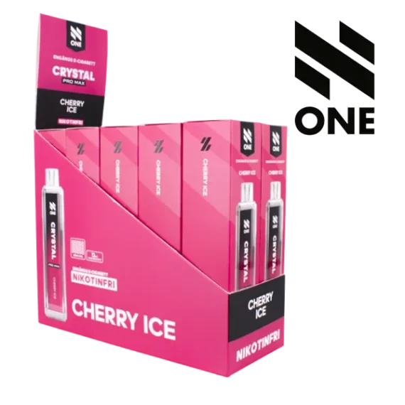 N ONE Crystal Zero Mesh Cherry Ice 0 mg säljs i 10 pack