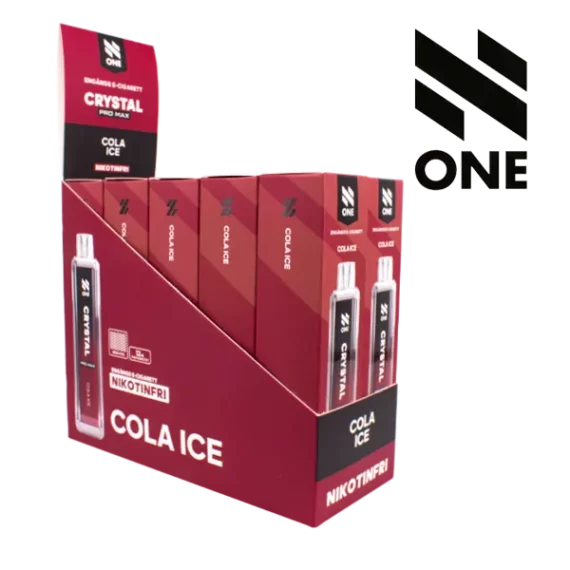 N ONE Crystal Zero Mesh Cola Ice 0 mg säljs i 10 pack