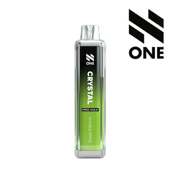 N ONE Crystal Zero Mesh Double Apple 0 mg Vapeenheten med logga