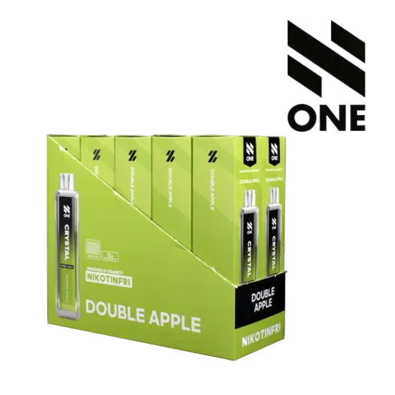 N ONE Crystal Zero Mesh Double Apple 0 mg 10-pack