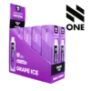 N ONE Crystal Zero Mesh Grape Ice 0 mg säljs i 10 pack