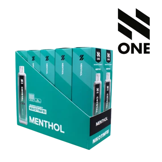 N ONE Crystal Zero Mesh Menthol 0 mg 10-pack