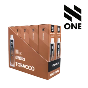 N ONE Crystal Zero Mesh Tobacco 0 mg 10-pack