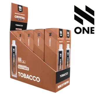 N ONE Crystal Zero Mesh Tobacco 0 mg säljs i 10 pack