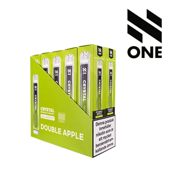 N ONE Crystal Mesh Double Apple 20 mg säljes i 10-pack