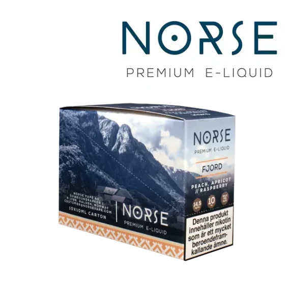 Norse Fjord Peach Apricot & Raspberries 14.5 mg 10-pack