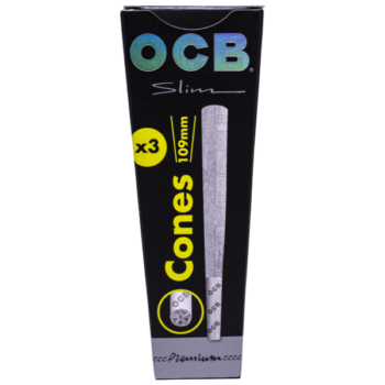 OCB Premium Slim Cones förpackning med 3 stycken cones.