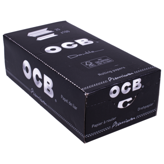 OCB Premium Rullpapper Dubbel Displayförpackning