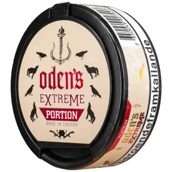 Odens Vanilla Extreme Portion Master Kråka Varg Snus Portionssnus Portion Vanilj Stark