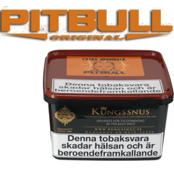 Pitbull Original Extra Grovmald från Kungssnus för snustillverkning av eget snus hemma. Enkelt, billigt och bra resultat