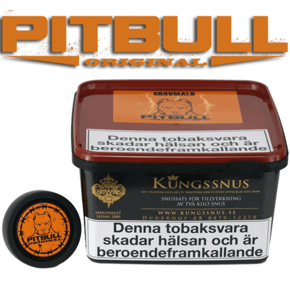 Snussats Pitbull Original Grovmald från Kungssnus