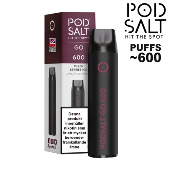 Pod Salt GO 600 Mixed BerriesPod Salt GO 600 Mixed Berries Ice 20 mg